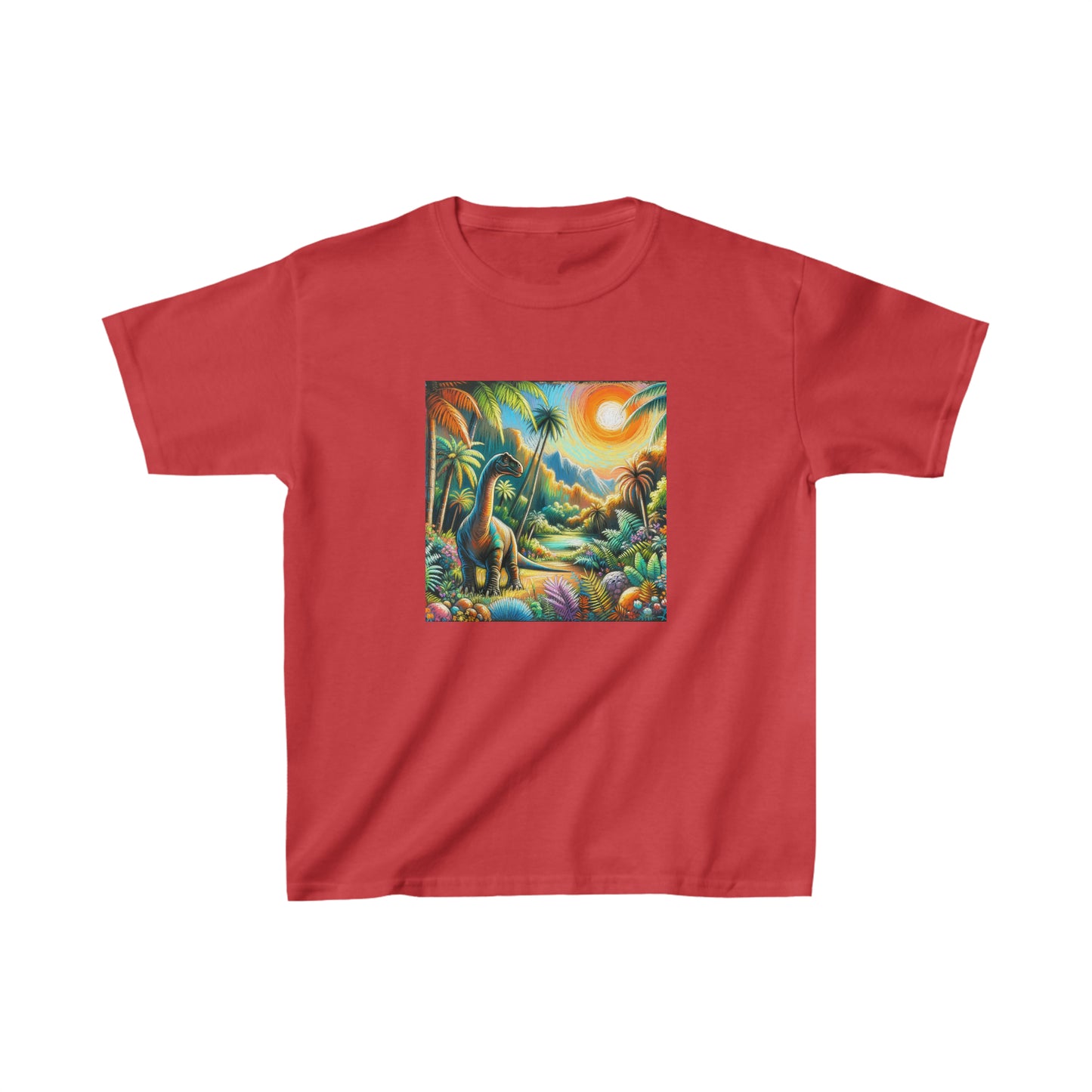 Diplodocus dinosaur, Kids Heavy Cotton™ Tee
