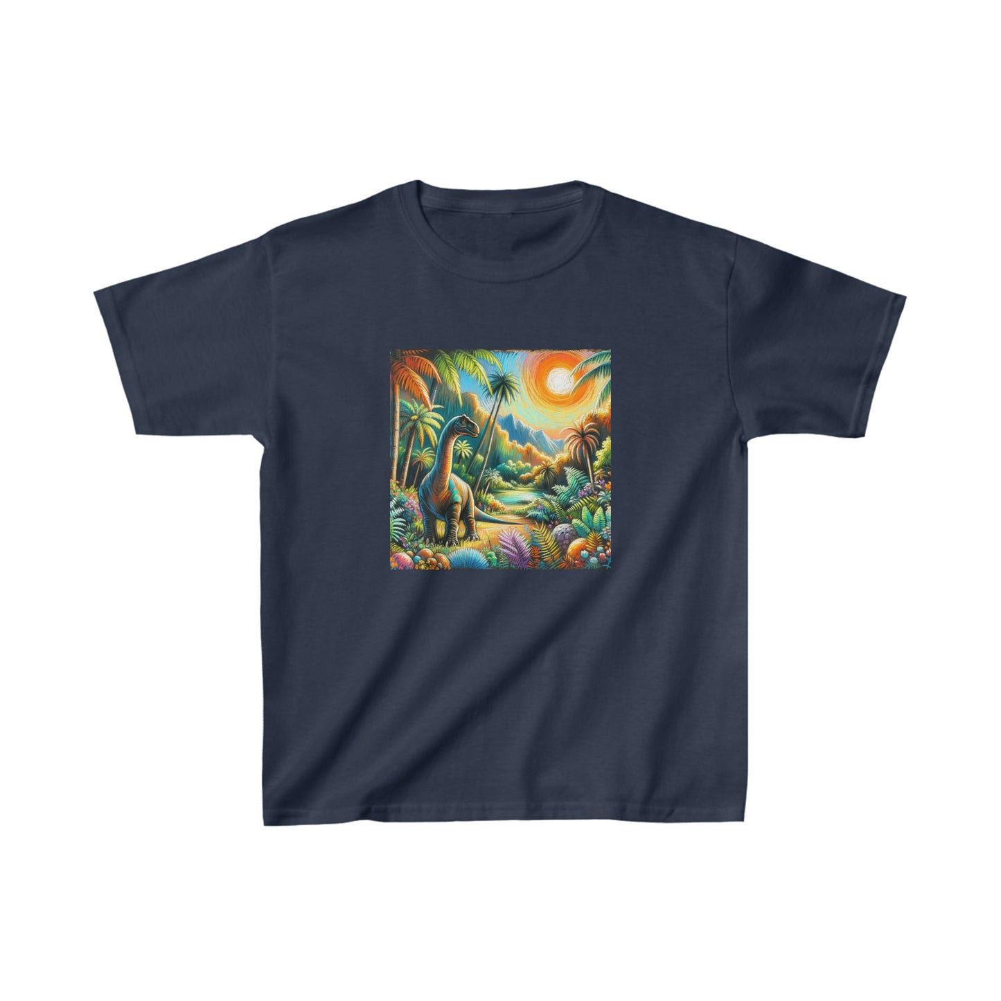 Diplodocus dinosaur, Kids Heavy Cotton™ Tee