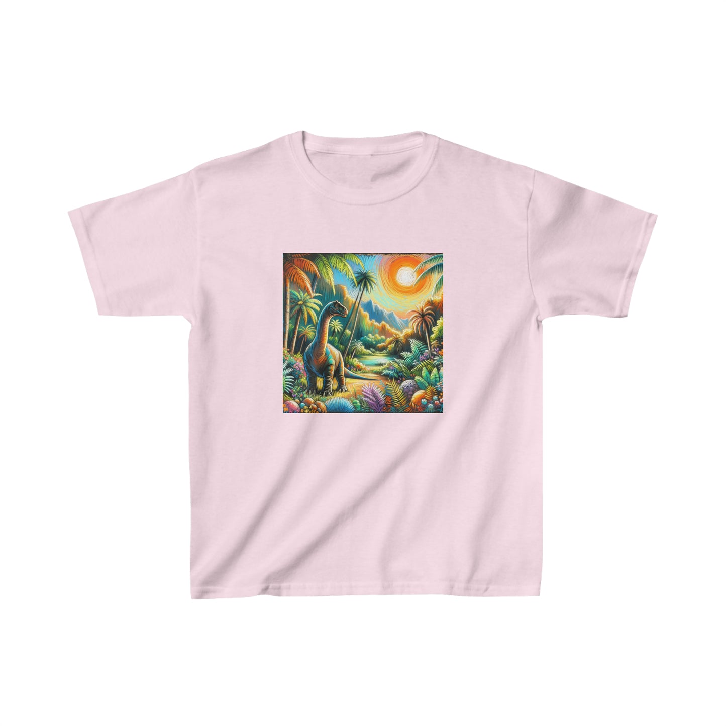 Diplodocus dinosaur, Kids Heavy Cotton™ Tee