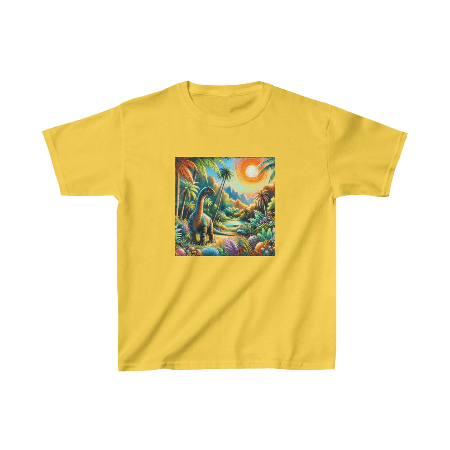 Diplodocus dinosaur, Kids Heavy Cotton™ Tee