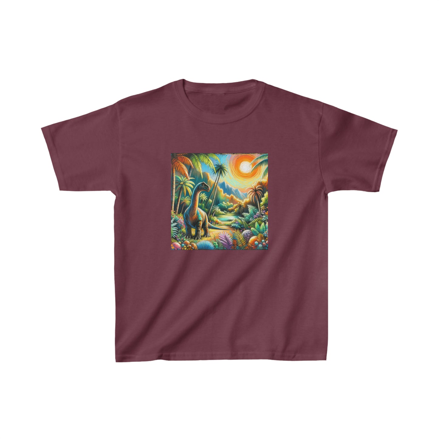 Diplodocus dinosaur, Kids Heavy Cotton™ Tee